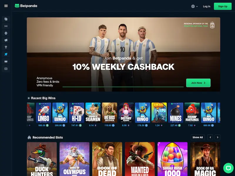 betpanda casino homepage
